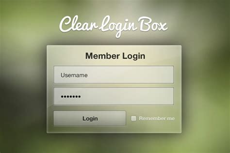 clear login
